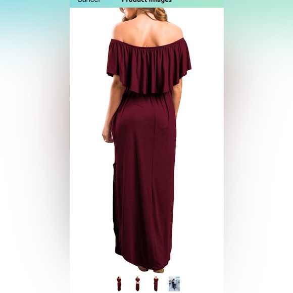 Off-the-Shoulder Dress with Pockets! - Picture 4 of 15